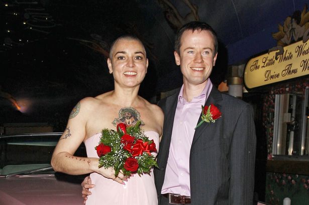 Wedding Pictures of Sinead O'Connor and Barry Herridge